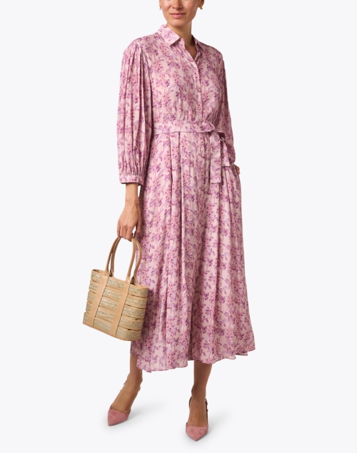 Vela Pink Print Dress