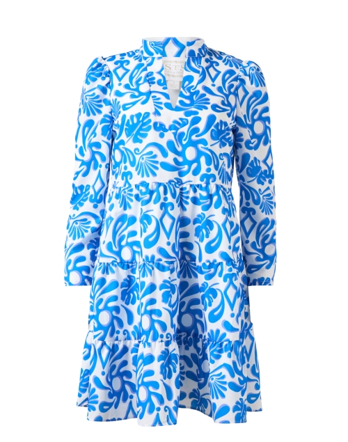 Product image - Sail to Sable - Blue Splash Print Tiered Dress