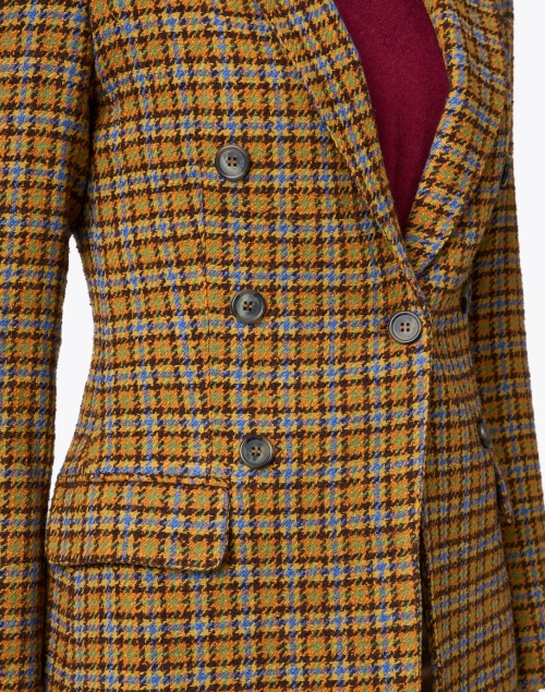 Extra_1 image - Smythe - Brown Plaid Tweed Blazer