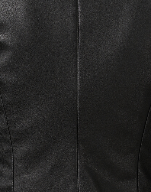 Fabric image - Susan Bender - Black Stretch Leather Jacket