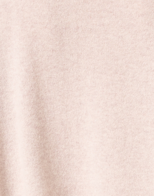 Fabric image - Kinross - Beige and White Cashmere Popover Sweater