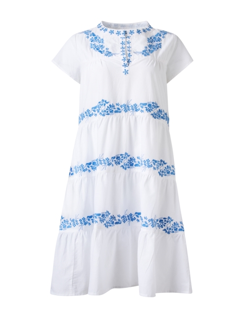 Product image - Ro's Garden - Isabel White Cotton Embroidered Dress