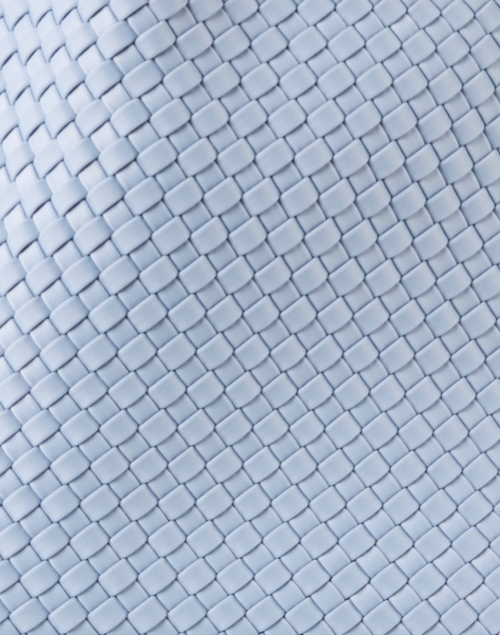 Fabric image - Naghedi - St. Barths Medium Glacier Blue Woven Handbag