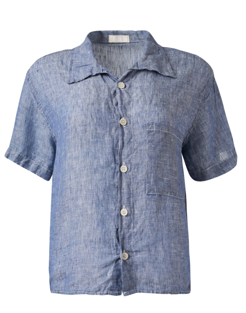 Product image - CP Shades - Nic Blue Linen Top