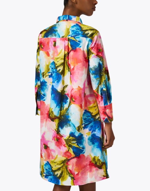 Back image - Sara Roka - Jackie Floral Print Cotton Dress