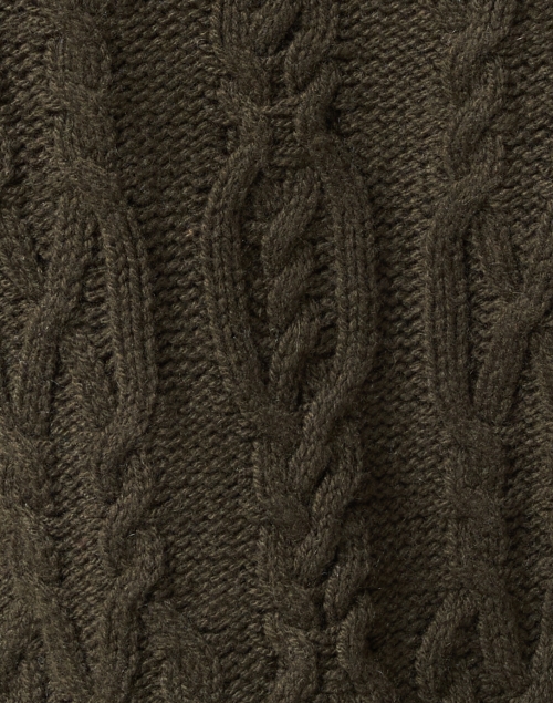 Fabric image - Vince - Olive Green Wool Cashmere Cardigan