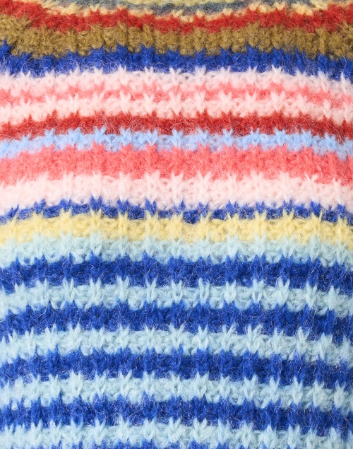 Fabric image - Weekend Max Mara - Janzir Multi Stripe Mohair Sweater