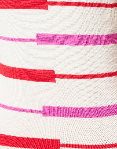 Fabric image - Frances Valentine - Marie Ivory Multi Stripe Wool Sweater