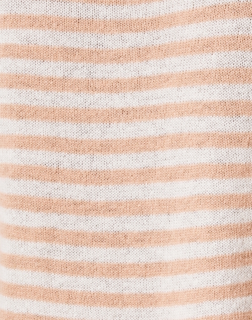 Fabric image - Jumper 1234 - Orange and Pink Striped Cashmere Sweater
