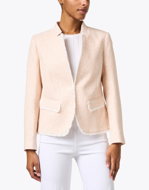 Front image - Helene Berman - Demi Light Pink Tweed Jacket