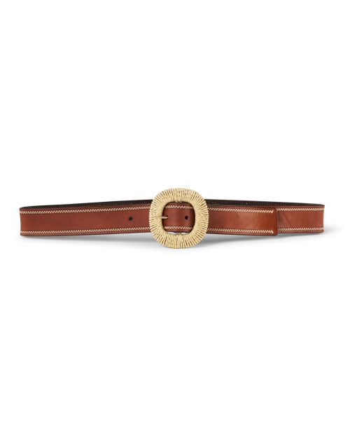 Gavazzeni Francesca Brown Leather Belt 