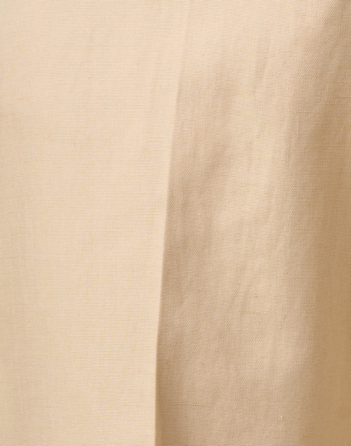 Fabric image - Weekend Max Mara - Zircone Tan Cotton Linen Pant