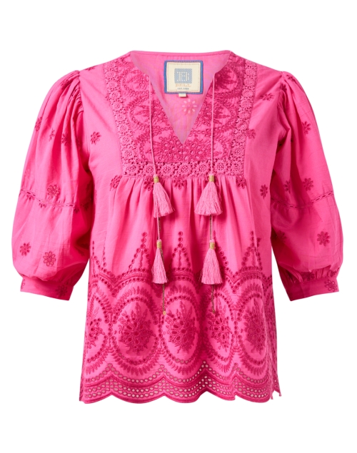 Product image - Bell - Katie Pink Cotton Eyelet Top