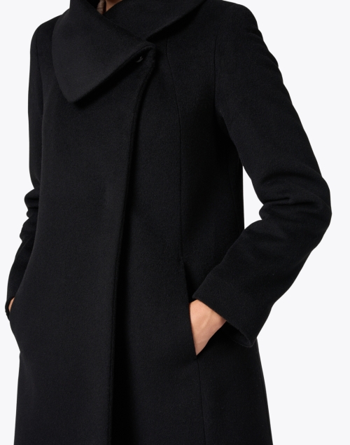 Extra_1 image - Cinzia Rocca Icons - Black Wool Cashmere Coat