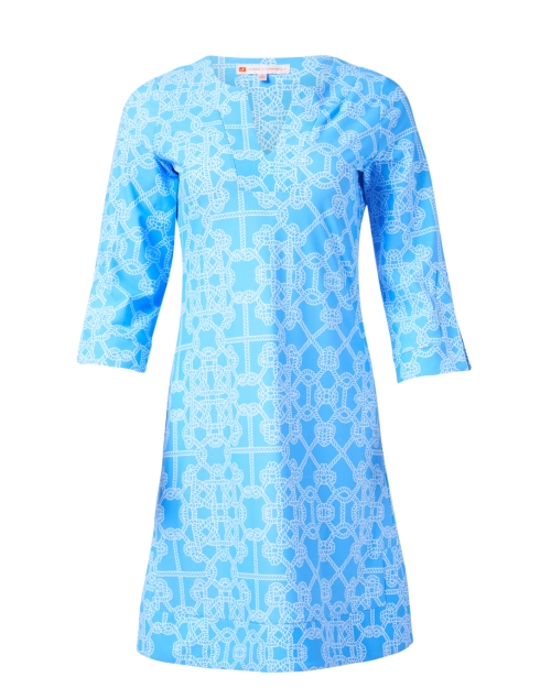 Product image - Jude Connally - Megan Blue Knot Print Dress