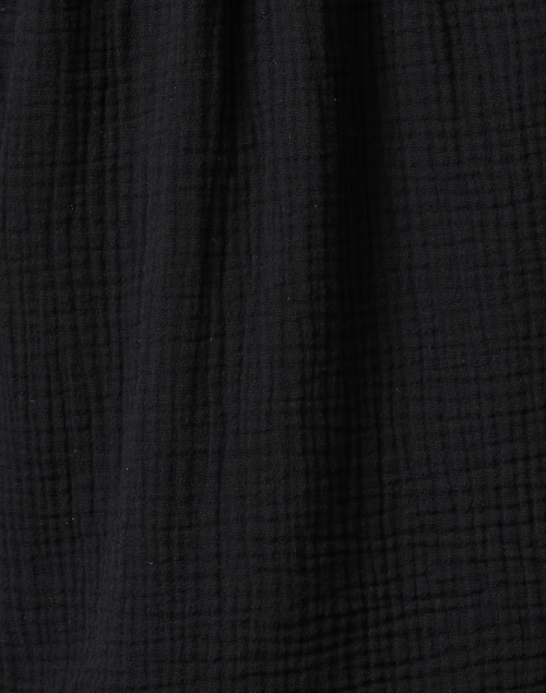 Fabric image - Honorine - Frida Black Cotton Gauze Top