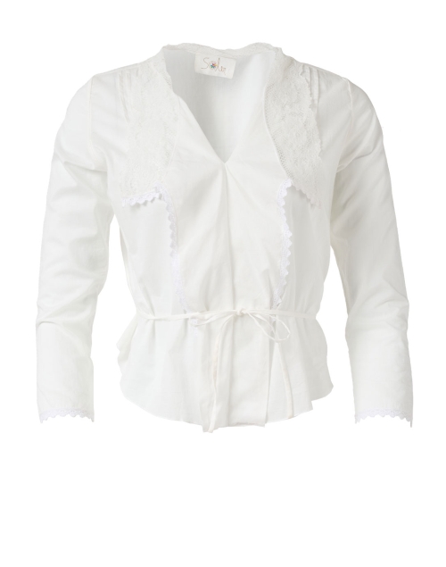Product image - Soler - Virginie White Cotton Top