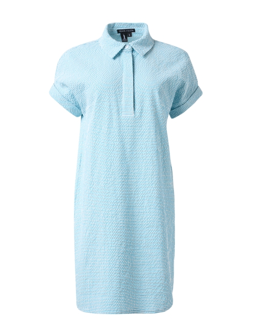Product image - Peace of Cloth - Kyle Blue Seersucker Polo Dress