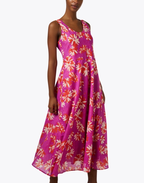 Front image - Rosso35 - Multi Floral Cotton Dress