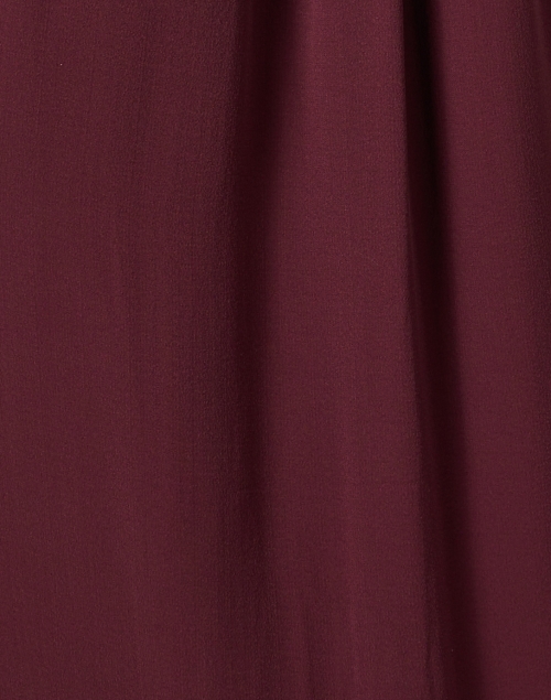 Fabric image - Eileen Fisher - Burgundy Silk Pleated Dress