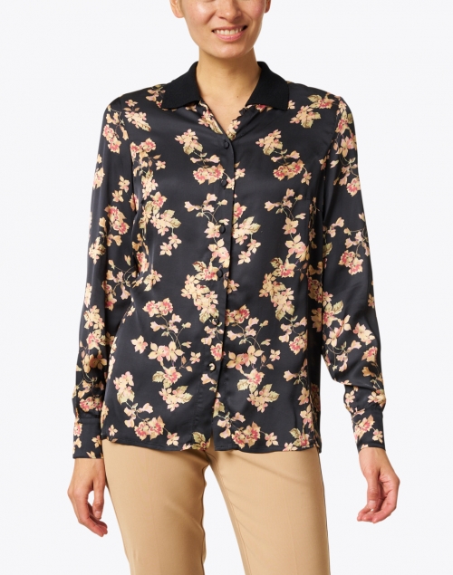 Weill - Sabia Pink and Black Blouse 