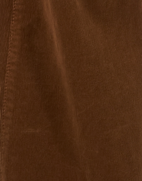 Fabric image - AG Jeans - Anisten Brown Corduroy Bootcut Pant