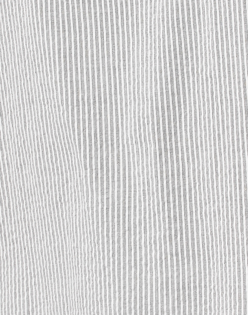 Fabric image - Eileen Fisher - White Striped Cotton Shirt