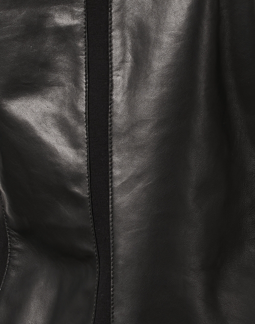Fabric image - Marc Cain - Black Leather Jacket 