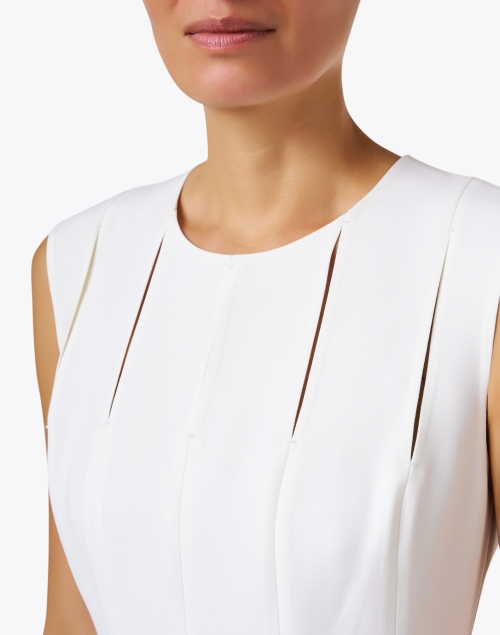 Extra_1 image - Lafayette 148 New York - White Cutout Fit and Flare Dress