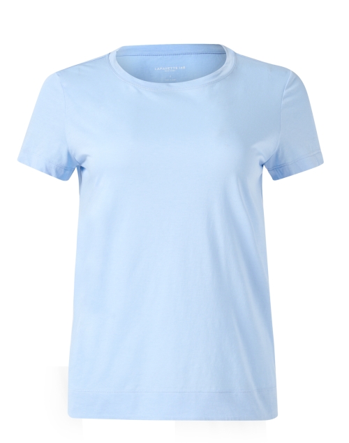 Product image - Lafayette 148 New York - The Modern Oasis Blue Cotton Tee