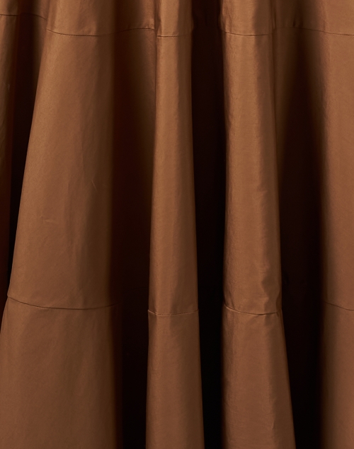 Fabric image - Max Mara Studio - Ampex Brown Cotton Shirt Dress
