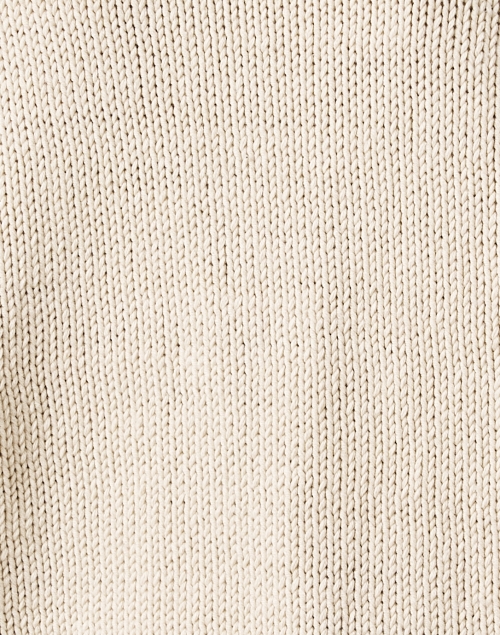 Fabric image - Lisa Todd - Beige Contrast Stitch Sweater