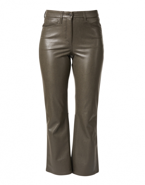 Cambio - Ray Olive Stretch Vegan Leather Flare Pant