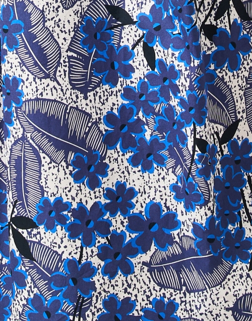 Fabric image - Weekend Max Mara - Astor Blue Print Shift Dress