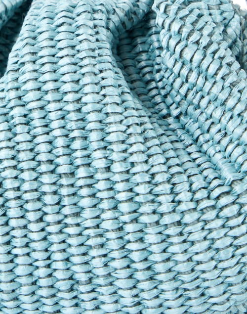 Fabric image - Weekend Max Mara - Palmas Blue Woven Clutch