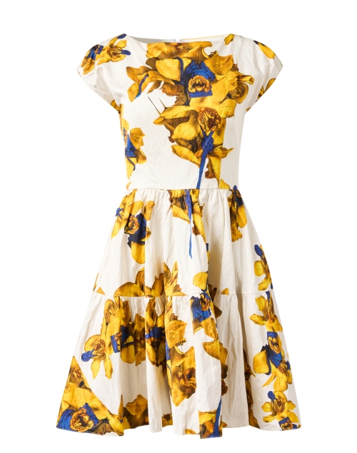 Product image - Jason Wu Collection - White and Yellow Print Dress