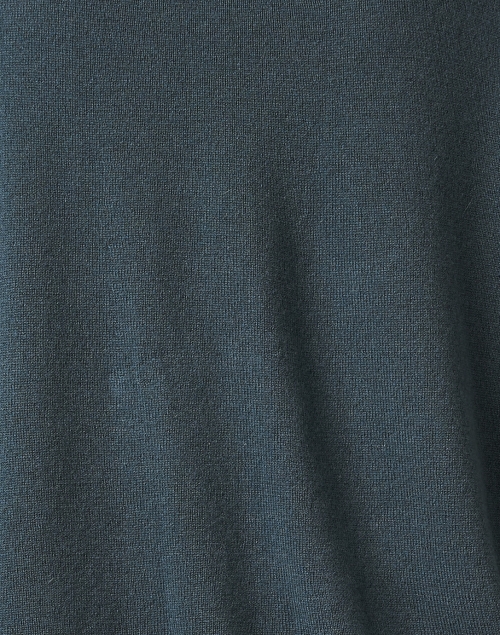 Fabric image - Fabiana Filippi - Petrolio Teal Shimmer Turtleneck Sweater