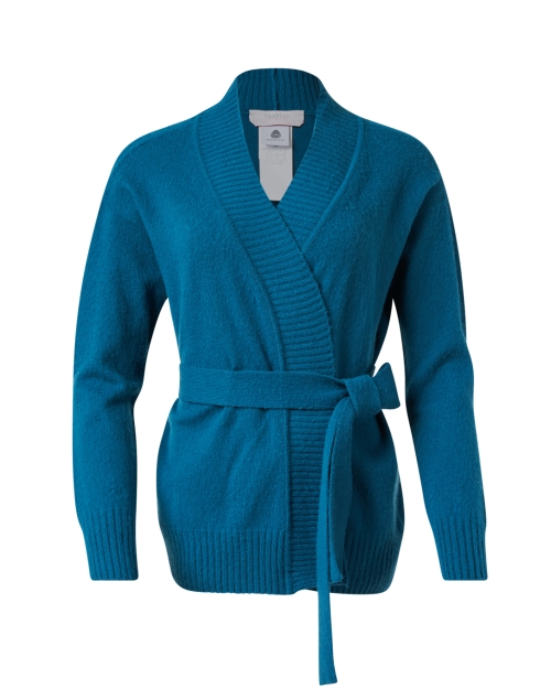Product image - Max Mara Leisure - Blue Wool Belted Cardigan