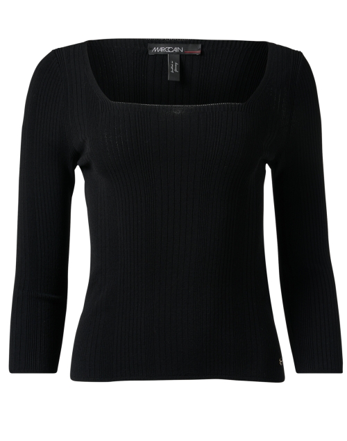 Product image - Marc Cain - Black Ribbed Top