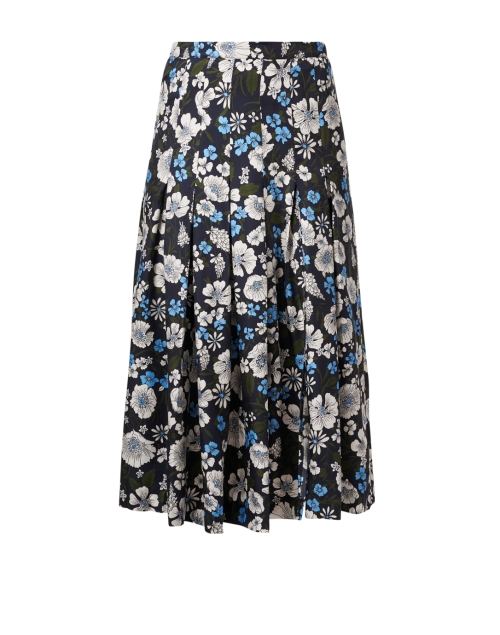 Product image - Veronica Beard - Norris Navy Floral Printed Skirt