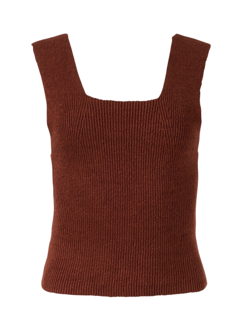 Product image - Joseph - Brown Square Neck Knit Top