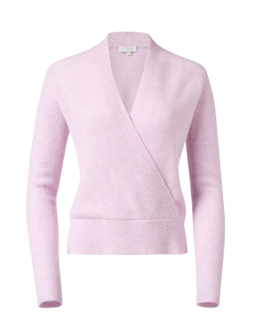 Product image - Kinross - Pink Cashmere Faux Wrap Top