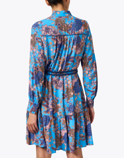 Back image - Xirena - Anastasia Blue Multi Print Dress