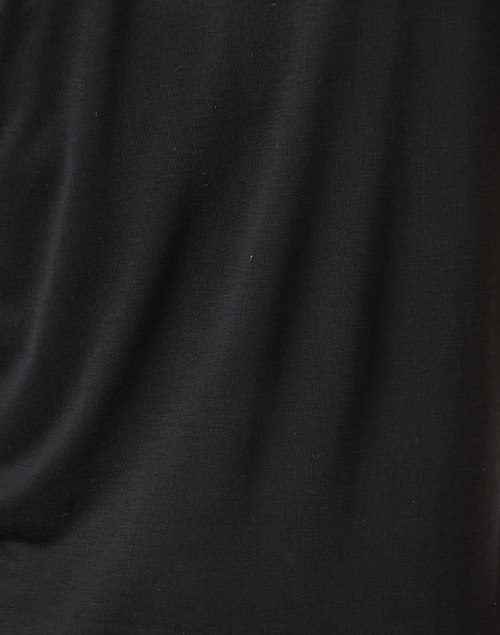 Fabric image - Majestic Filatures - Black Silk Lace Trim Top