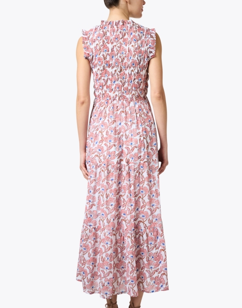 Back image - Oliphant - Lucia Multi Print Cotton Dress
