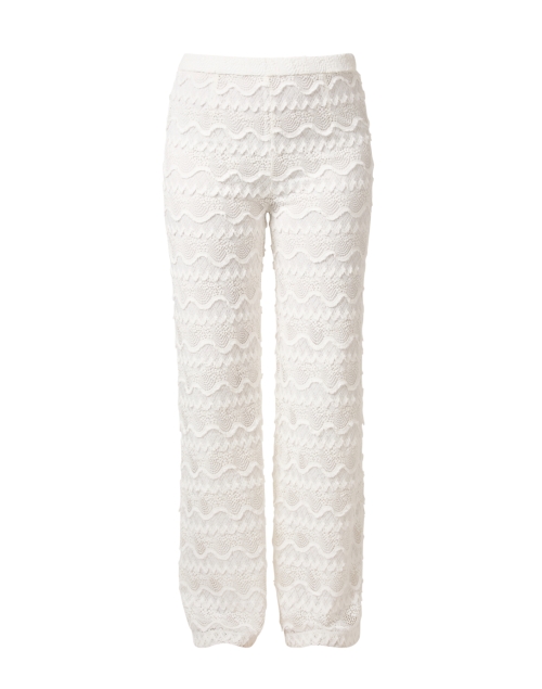 Product image - Ecru -  Barbados White Lace Pattern Pant