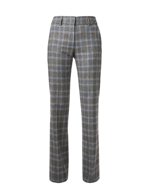 Product image - Piazza Sempione - Luisa Grey Plaid Stretch Wool Pant