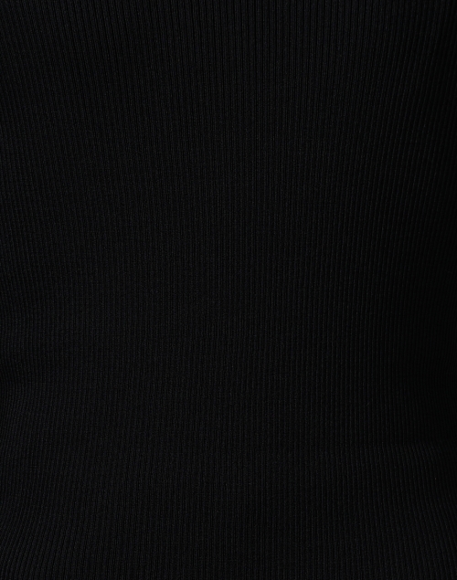 Fabric image - Edward Achour - Black Button Sleeve Knit Top
