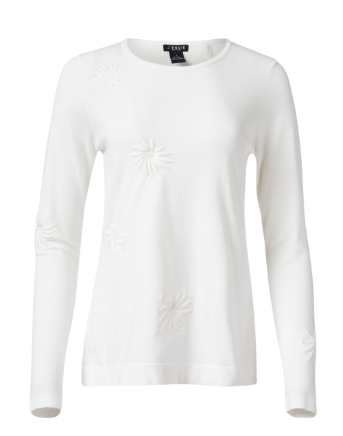 Product image - J'Envie - Ivory Floral Embroidered Top