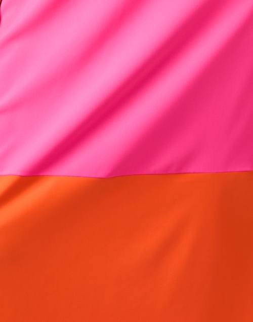 Fabric image - Jude Connally - Pam Pink and Orange Colorblock Dress